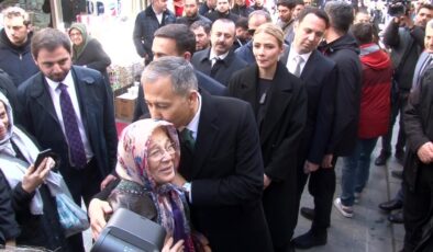 Bakan Ali Yerlikaya Üsküdarlı esnafı ziyaret etti