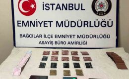 Bağcılar’da tekstil atölyesine uyuşturucu baskını: 2 gözaltı