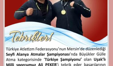 Vali Ergün’den Uşaklı sporcuya tebrik