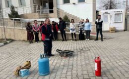 Iğdır Belediyesi yangın söndürme eğitimleri devam ediyor