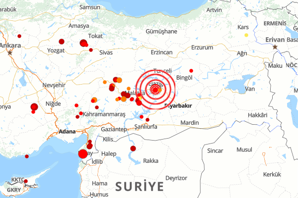 Elazığ’da deprem