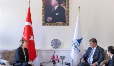 Başkan Tugay Birleşik Krallık Türkiye Büyükelçisi Morris’i ağırladı