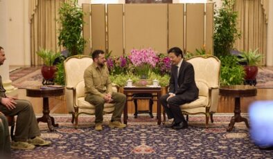 Zelenski, Singapur Başbakanı  Wong  ile bir araya geldi
